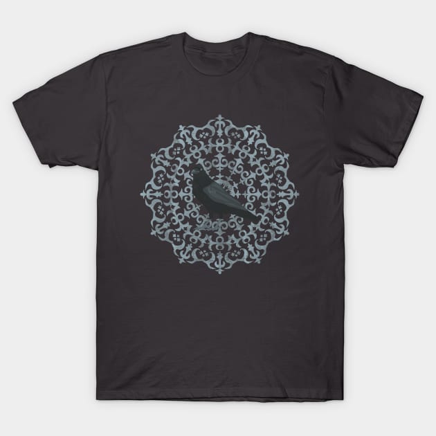 Raven Mandala T-Shirt by Sybille